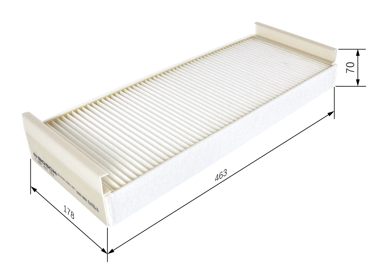 BOSCH 1 987 431 163 Filtru, aer habitaclu