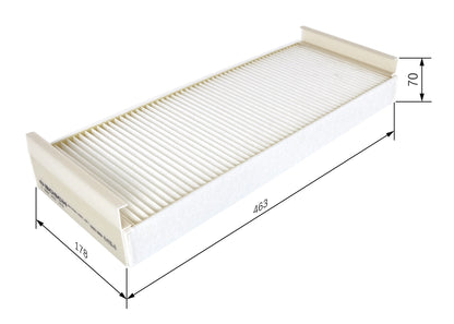 BOSCH 1 987 431 163 Filtru, aer habitaclu