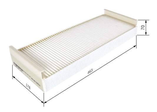 BOSCH 1 987 431 163 Filtru, aer habitaclu