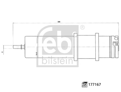 FEBI BILSTEIN 177167 Filtru combustibil
