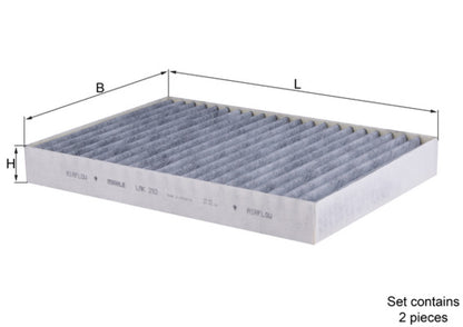 MAHLE LAK 292/S Filtru, aer habitaclu