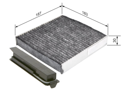 BOSCH 1 987 435 501 Filtru, aer habitaclu