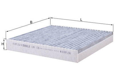 MAHLE LAK 136 Filtru, aer habitaclu