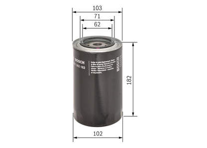 BOSCH 0 451 302 182 Filtru ulei