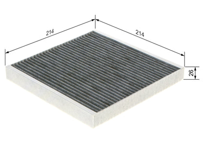 BOSCH 1 987 432 499 Filtru, aer habitaclu