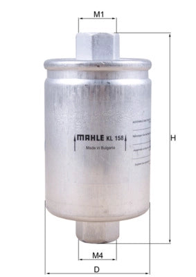 MAHLE KL 158 Filtru combustibil