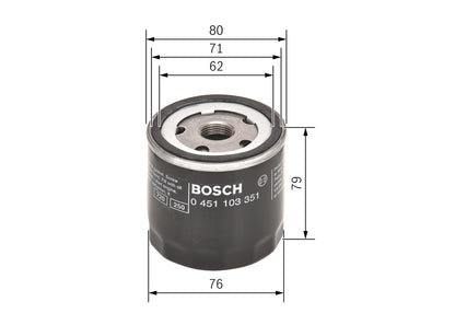 BOSCH 0 451 103 351 Filtru ulei