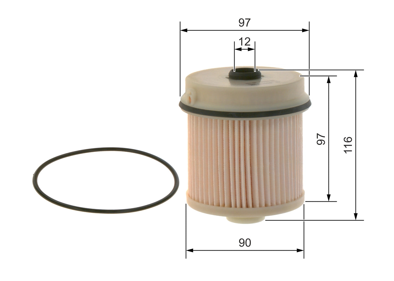 BOSCH F 026 402 216 Filtru combustibil