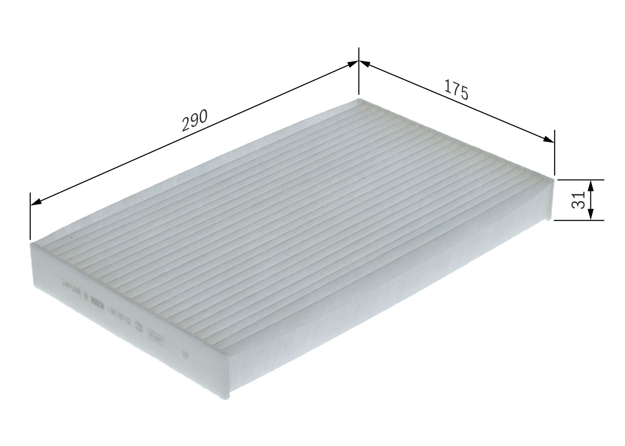 BOSCH 1 987 435 132 Filtru, aer habitaclu