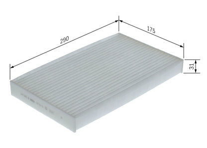 BOSCH 1 987 435 132 Filtru, aer habitaclu