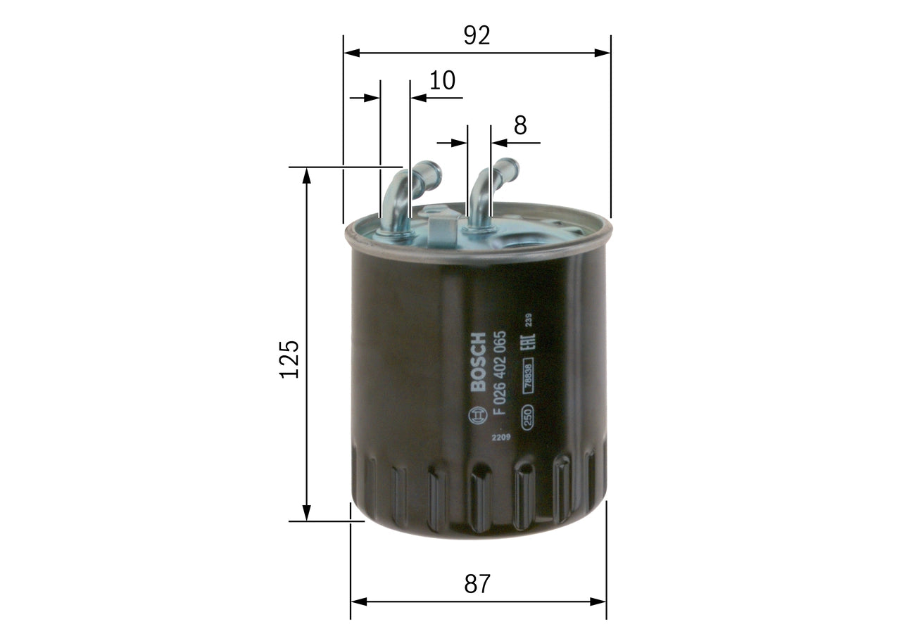 BOSCH F 026 402 065 Filtru combustibil