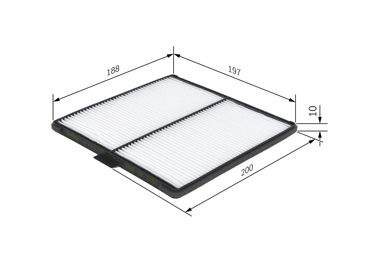 BOSCH 1 987 432 171 Filtru, aer habitaclu