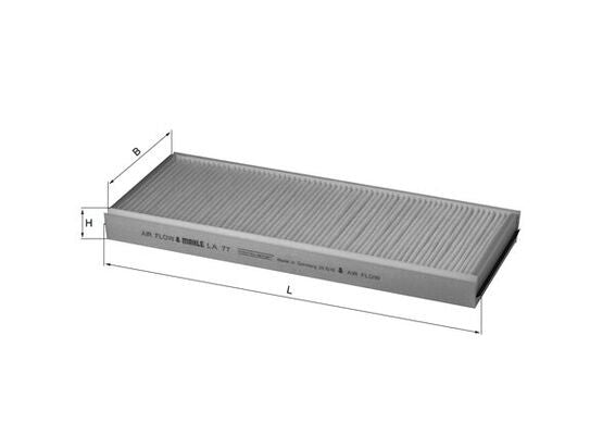 MAHLE LA 77 Filtru, aer habitaclu