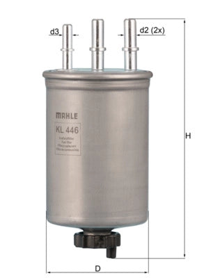 MAHLE KL 446 Filtru combustibil