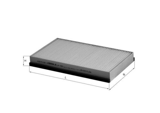 MAHLE LA 183 Filtru, aer habitaclu
