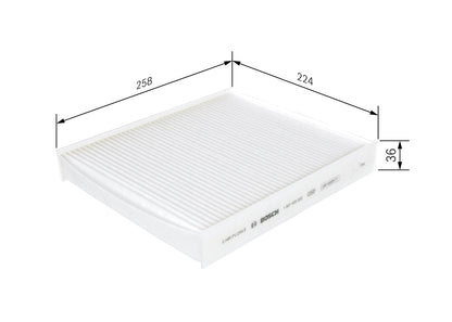 BOSCH 1 987 435 002 Filtru, aer habitaclu