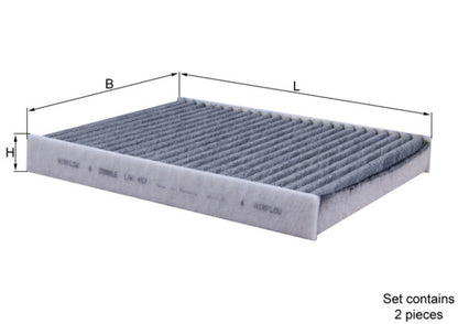 MAHLE LAK 467/S Filtru, aer habitaclu