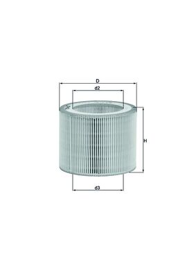 MAHLE LX 3009 Filtru aer