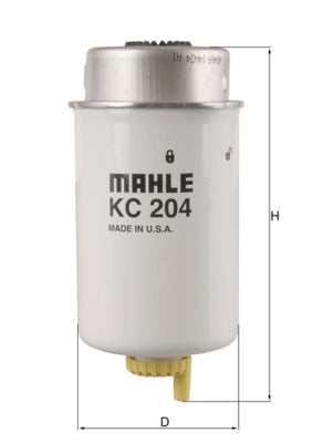 MAHLE KC 204 Filtru combustibil