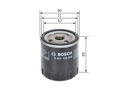 BOSCH 0 451 103 299 Filtru ulei