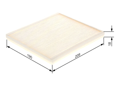 BOSCH 1 987 432 084 Filtru, aer habitaclu