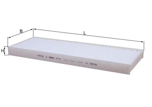 MAHLE LA 45 Filtru, aer habitaclu