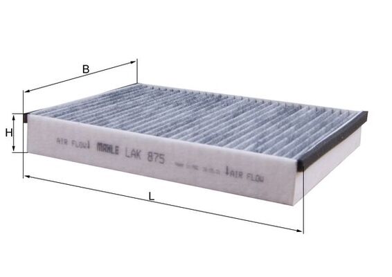 MAHLE LAK 875 Filtru, aer habitaclu