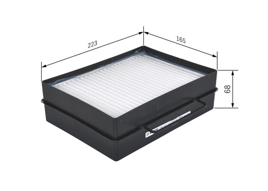 BOSCH 1 987 432 153 Filtru, aer habitaclu