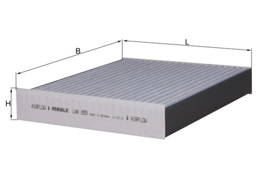 MAHLE LAK 855 Filtru, aer habitaclu
