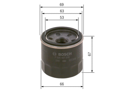 BOSCH F 026 407 210 Filtru ulei