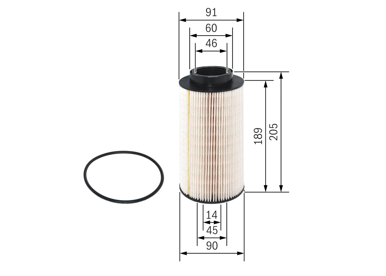 BOSCH F 026 402 033 Filtru combustibil