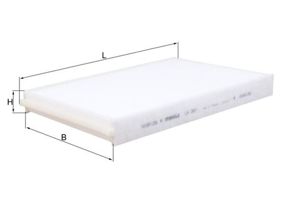 MAHLE LA 387 Filtru, aer habitaclu