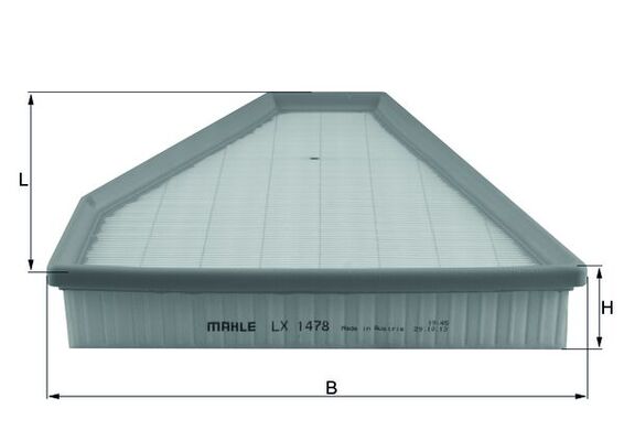 MAHLE LX 1478 Filtru aer