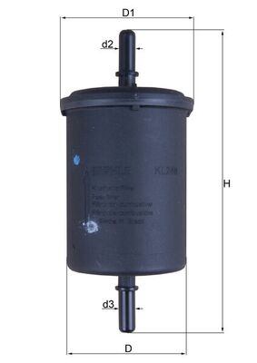 MAHLE KL 248 Filtru combustibil