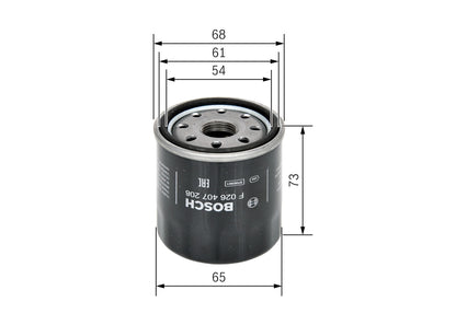 BOSCH F 026 407 208 Filtru ulei