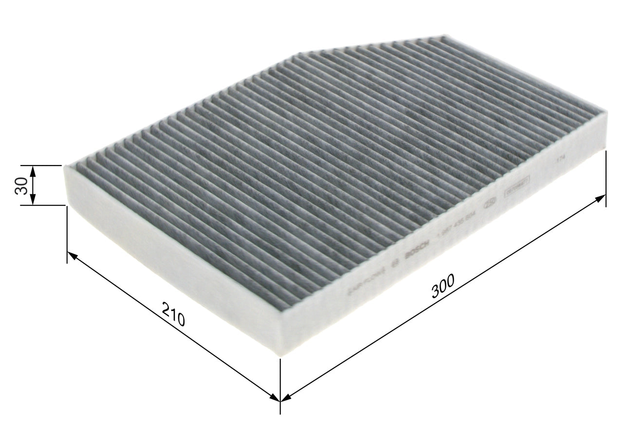 BOSCH 1 987 435 604 Filtru, aer habitaclu