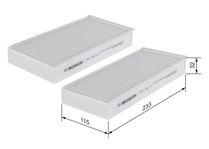 BOSCH 1 987 435 110 Filtru, aer habitaclu