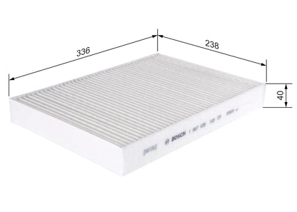 BOSCH 1 987 435 103 Filtru, aer habitaclu