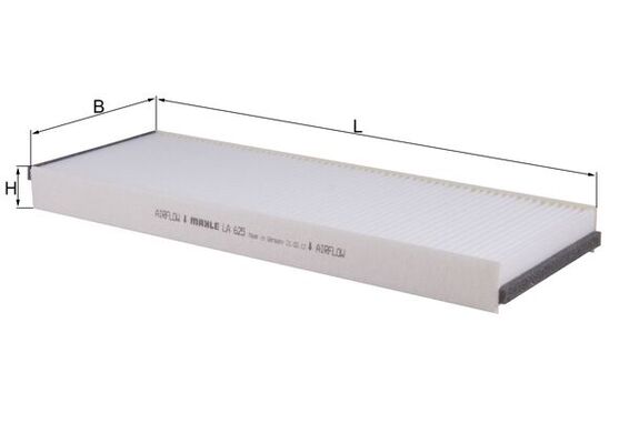 MAHLE LA 625 Filtru, aer habitaclu