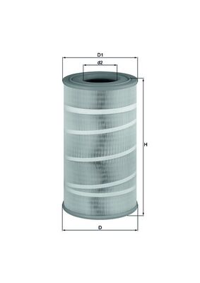 MAHLE LX 7210/7 Filtru aer