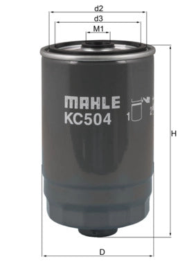 MAHLE KC 504 Filtru combustibil
