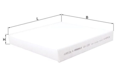 MAHLE LA 1225 Filtru, aer habitaclu