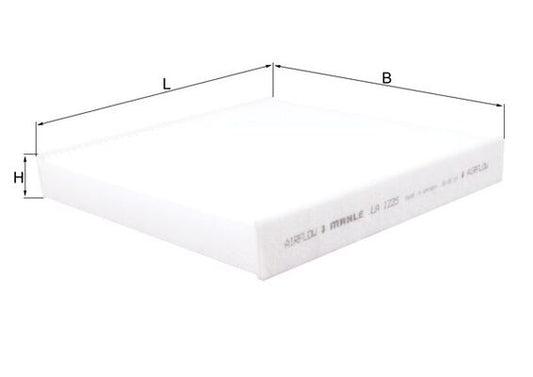 MAHLE LA 1225 Filtru, aer habitaclu