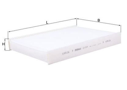 MAHLE LA 814 Filtru, aer habitaclu