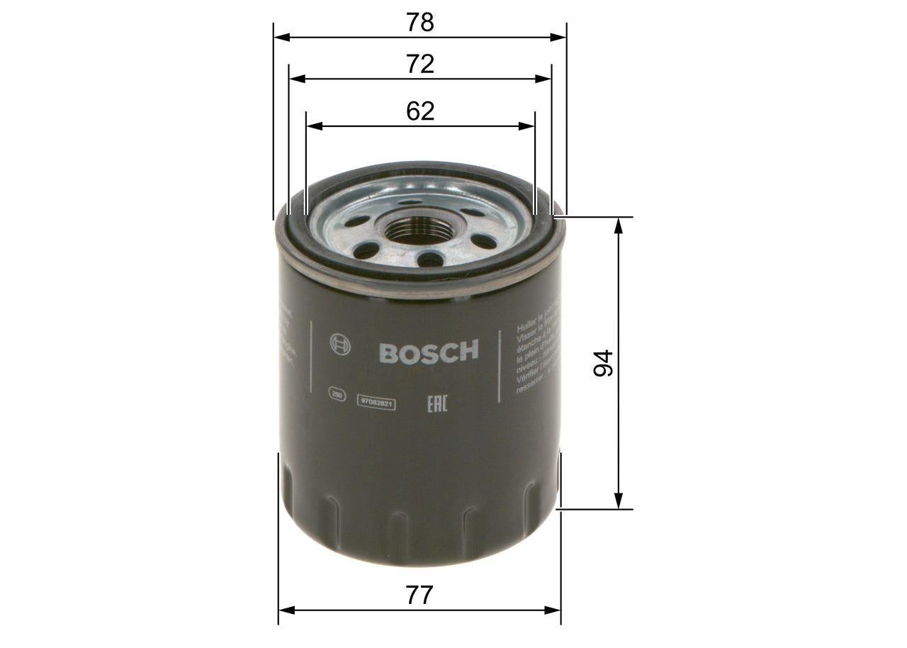 BOSCH F 026 407 268 Filtru ulei