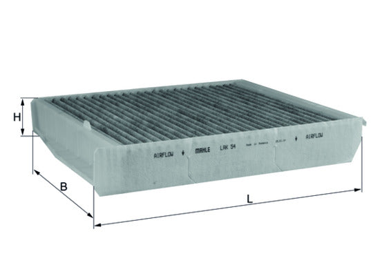 MAHLE LAK 54 Filtru, aer habitaclu