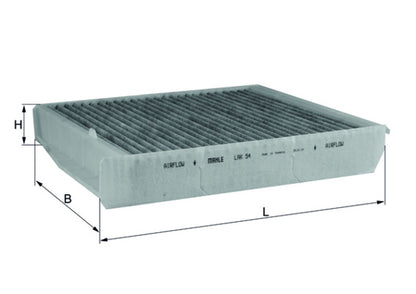 MAHLE LAK 54 Filtru, aer habitaclu