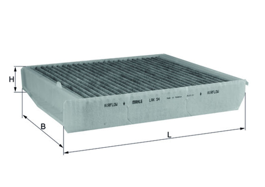 MAHLE LAK 54 Filtru, aer habitaclu