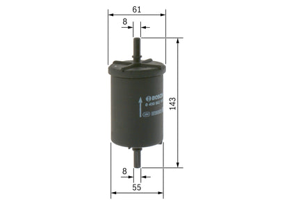 BOSCH 0 450 902 161 Filtru combustibil