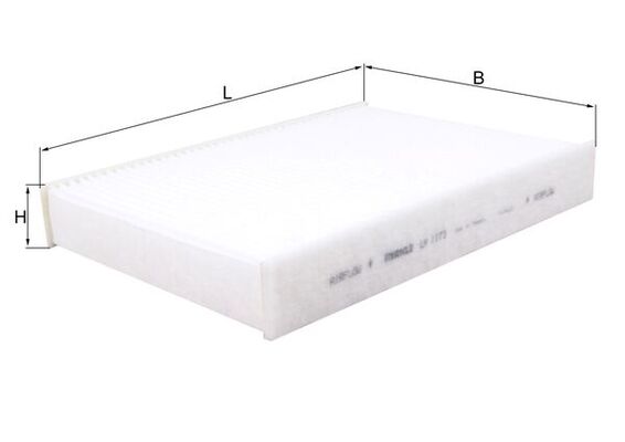 MAHLE LA 1173 Filtru, aer habitaclu